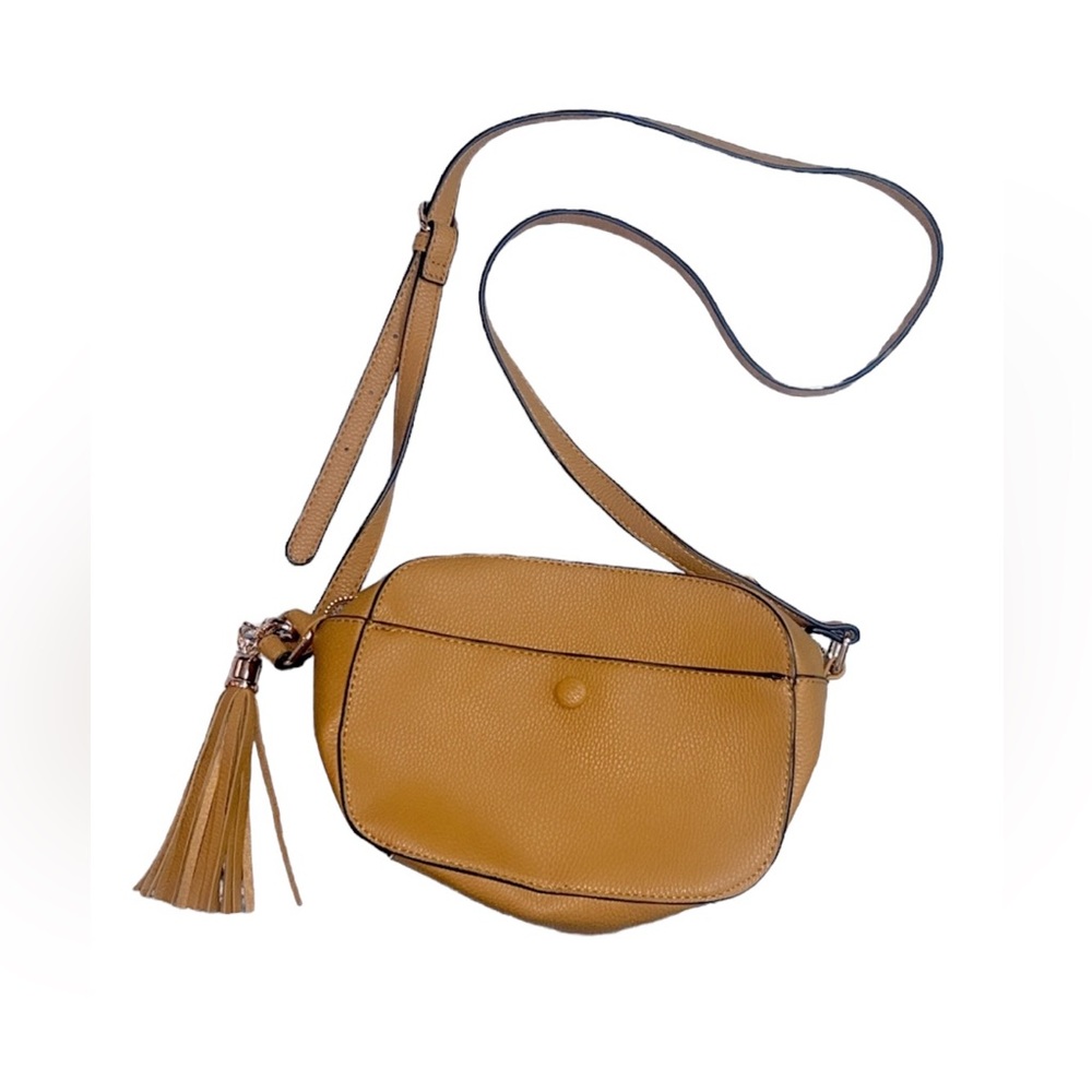 Kate & Alex Cuffaro Mustard Crossbody Purse